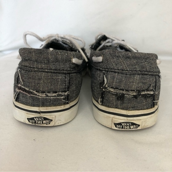 VANS Faded Black Canvas Beach Loafers Size Mens 6, Womens 7.5 - Picture 4 of 10